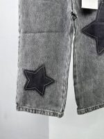 شلوار جین بگ بچگانه طرح ستاره ZARA - Image 4