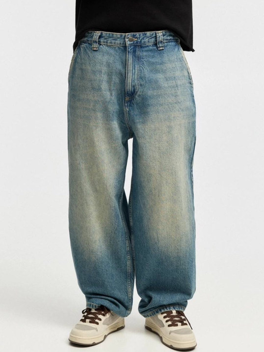69311D8B-6583-4968-9418-344F783A38E8_converted شلوار بگی اسکیتر وسترن pull&bear - Image 1