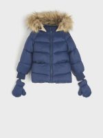 ست دو‌تیکه کاپشن  + دستکش لهستانی