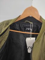 کاپشن مدل بمبِر سبز زیتونی ZARA - Image 3