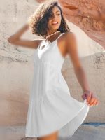 پیراهن سفید یقه هفت سفید - Image 5