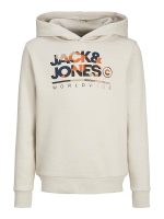 هودی کرمی بچگانه جلو نوشته Jack&jones - Image 7