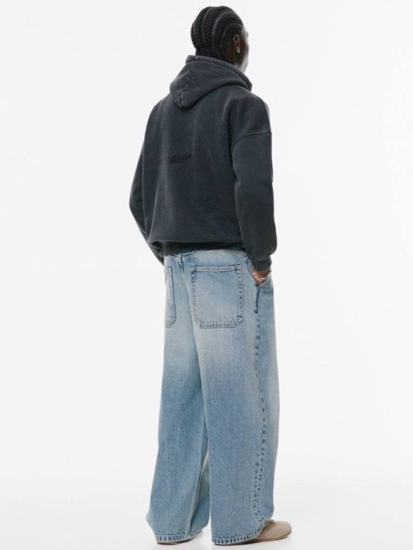 شلوار بگی اسکیتر آبی یواش Pull&bear - Image 3