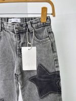 شلوار جین بگ بچگانه طرح ستاره ZARA - Image 2