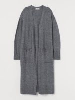 رویه بافت بلند طوسی ذغالی H&M