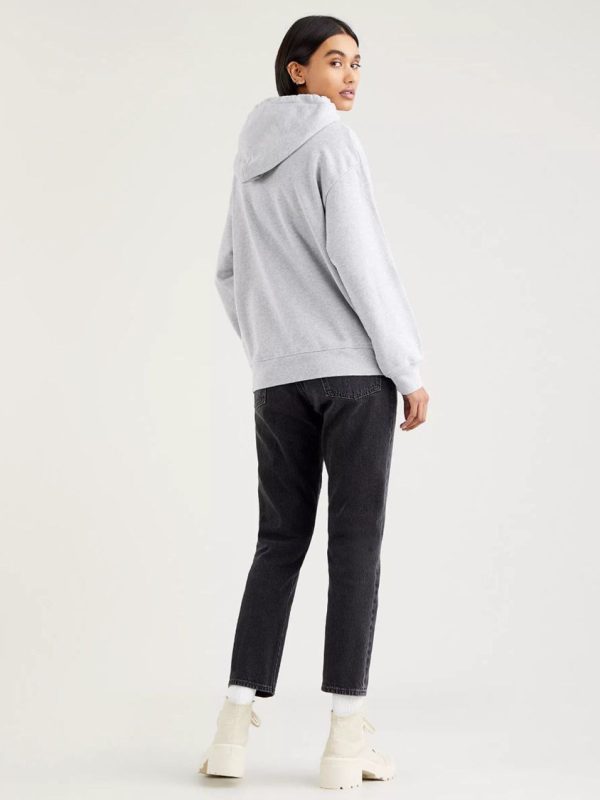 هودی طوسی نوشته قرمز Levis - Image 2