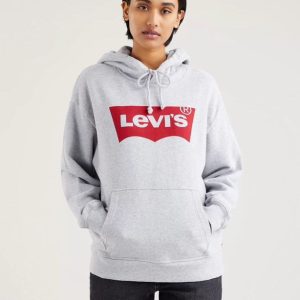 هودی طوسی نوشته قرمز Levis