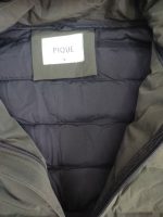کاپشن الیاف سبز ارتشی کلاه دار PIQUE - Image 2