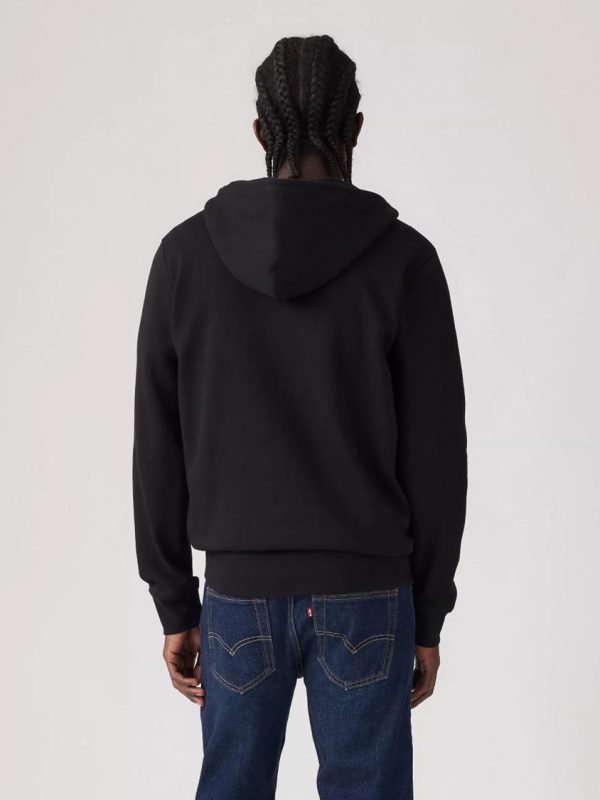 سویشرت مشکی کلاه دار LEVIS - Image 2