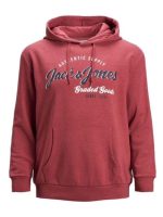 هودی زرشکی تینیجری طرح دار jack&jones