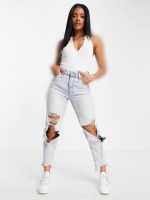 بادی کبریتی کشی سفید asos - Image 3