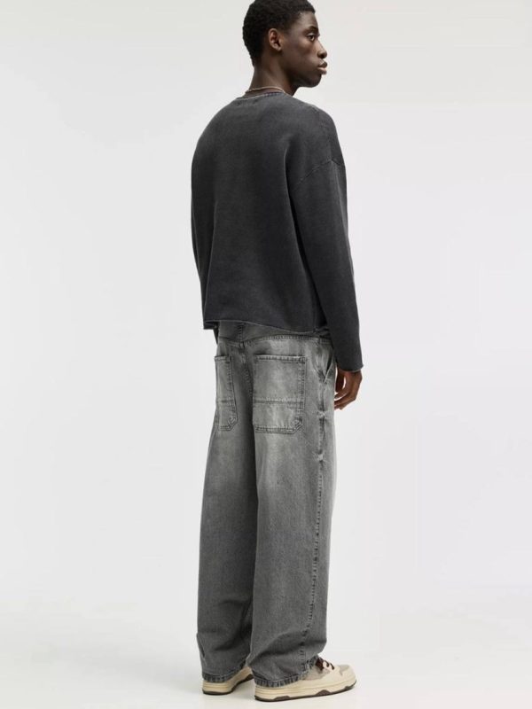 شلوار بگی طوسی اسکیتر pull&bear - Image 3