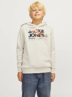 هودی کرمی بچگانه جلو نوشته Jack&jones