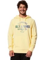 هودی زرد کلاه دار دو نخ jack&jones - Image 2