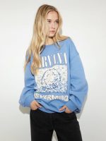 دورس آبی طرح دار NIRVANA
