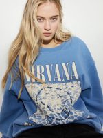 دورس آبی طرح دار NIRVANA - Image 2