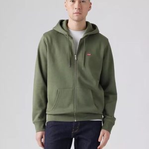سویشرت سبز کلاه دار LEVIS