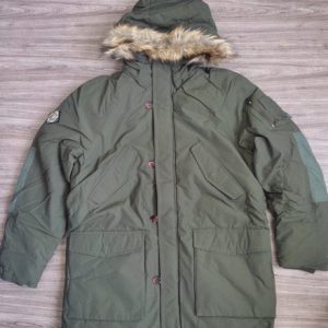 کاپشن برزنتی سنگین سبز ارتشی Jack&jones