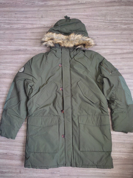 FED84E59-D6B7-4CE3-92DA-ECF391EC66B1_converted کاپشن برزنتی سنگین سبز ارتشی Jack&jones - Image 1