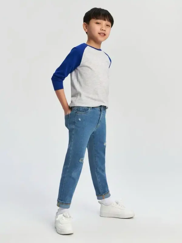 شلوار جین بچگانه زاپ دار لهستانی - Image 2