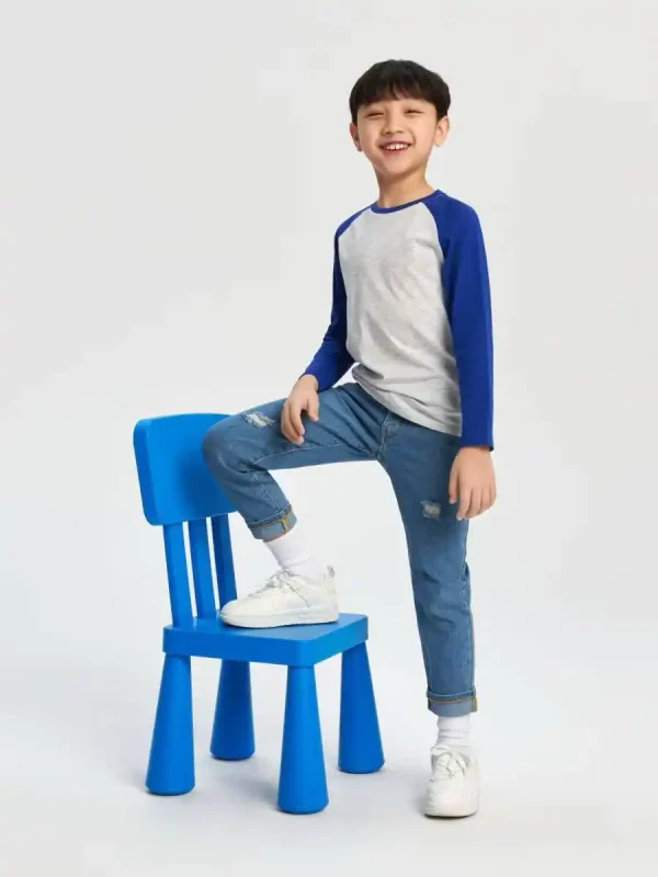 شلوار جین بچگانه زاپ دار لهستانی - Image 3