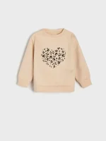 دورس بچگانه جلو قلب پلنگی sinsay