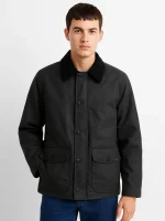 کاپشن ضد آب مدل واکسی مشکی Harvey&jones