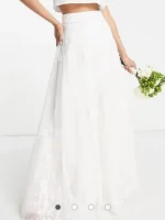 دامن سفید طرحدار asos - Image 3