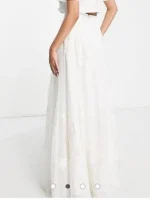 دامن سفید طرحدار asos - Image 6