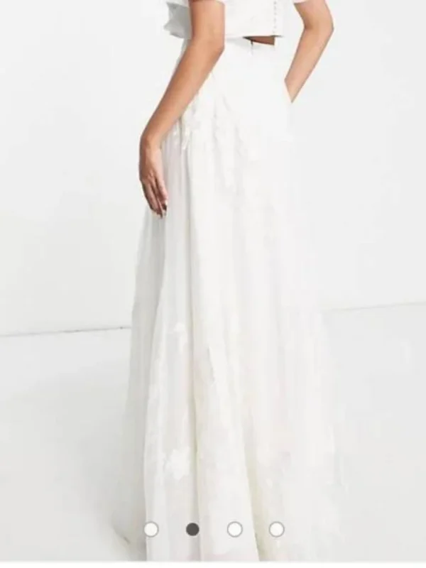 دامن سفید طرحدار asos - Image 6