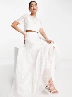 دامن سفید طرحدار asos - Image 5
