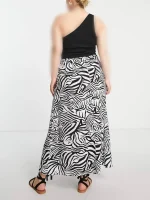 دامن زبرا کمربندی asos - Image 3