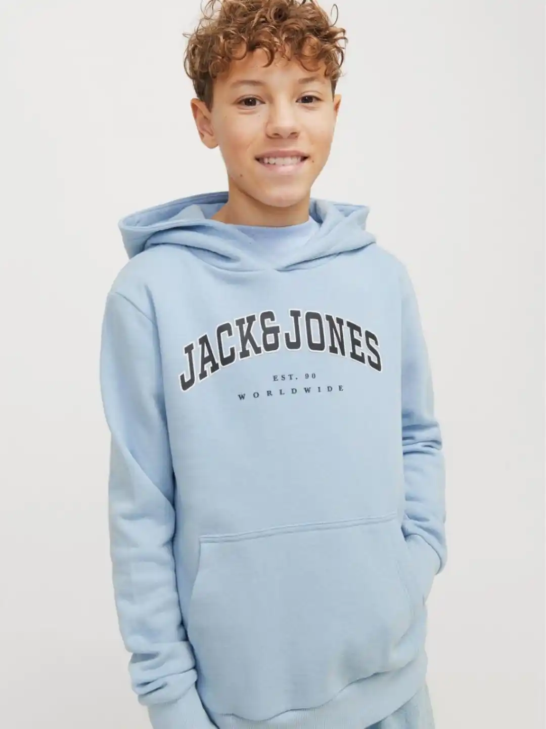 Picsart_25-10-07_16-00-43-912 هودی بچگانه آبی JACk&JONES - Image 1