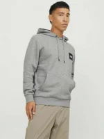 هودی کلاه دار طوسی JACK & JONES