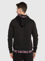 سویشرت تو کرکی کلاه دار مشکی jack&jones - Image 2