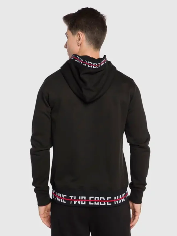 سویشرت تو کرکی کلاه دار مشکی jack&jones - Image 2