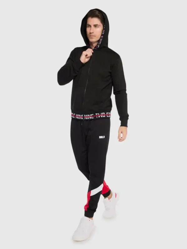 سویشرت تو کرکی کلاه دار مشکی jack&jones - Image 3