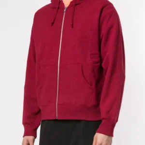 سویشرت زرشکی داخل کرکی JACK & JONES