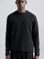 پلیور مردانه پشمی پرز دار مشکیJack &jones