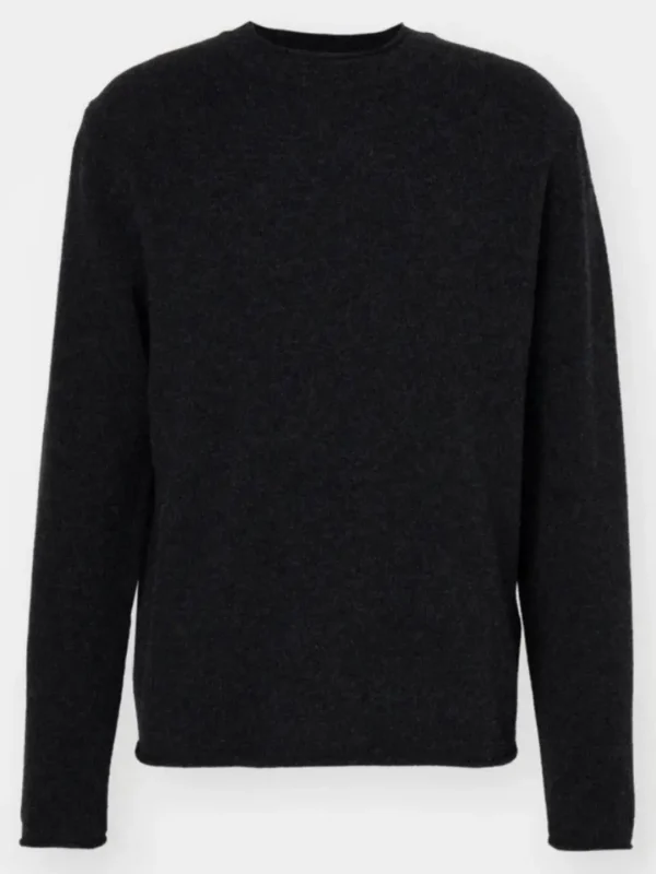 پلیور مردانه پشمی پرز دار مشکیJack &jones - Image 4