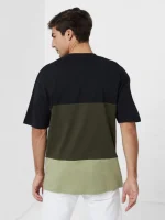 تیشرت سه رنگ(مشکی،سبز زیتونی،سبز روشن)jack&jones - Image 2