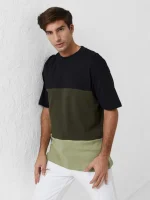 تیشرت سه رنگ(مشکی،سبز زیتونی،سبز روشن)jack&jones