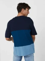 تیشرت سه رنگ  (سورمه ای تیره ،آبی نفتی،آبی روشن)Jack&jones - Image 2