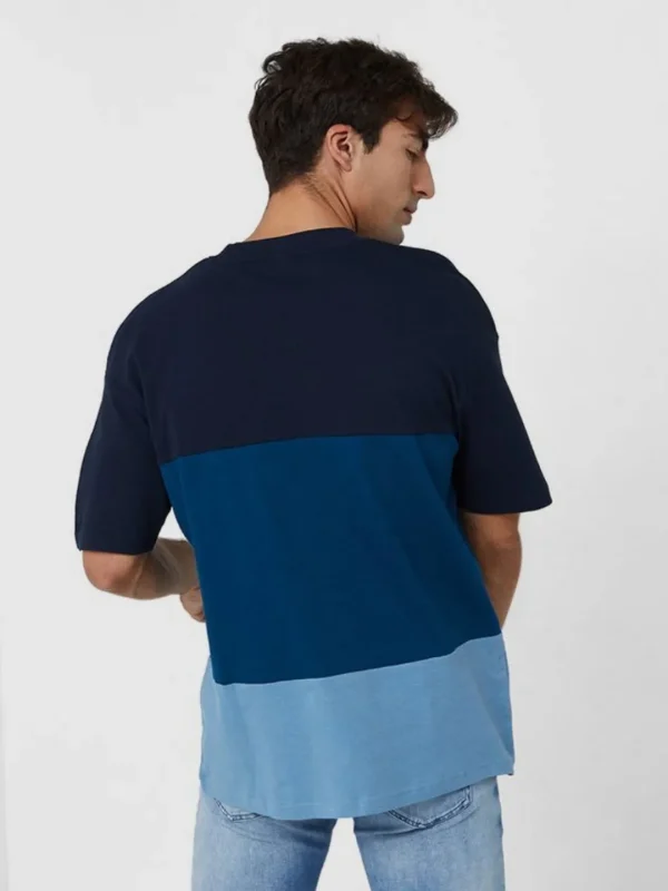 تیشرت سه رنگ  (سورمه ای تیره ،آبی نفتی،آبی روشن)Jack&jones - Image 2