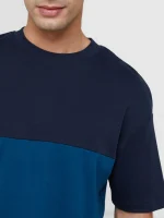 تیشرت سه رنگ  (سورمه ای تیره ،آبی نفتی،آبی روشن)Jack&jones - Image 4