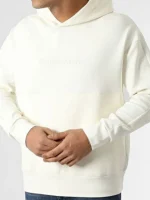هودی نخ پنبه سفید Calvin Klein