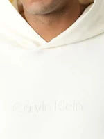 هودی نخ پنبه سفید Calvin Klein - Image 4