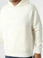 هودی نخ پنبه سفید Calvin Klein - Image 3