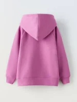 هودی بچگانه بنفش ZARA - Image 2