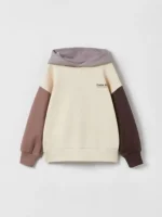 هودی بچگانه آستین رنگی ZARA